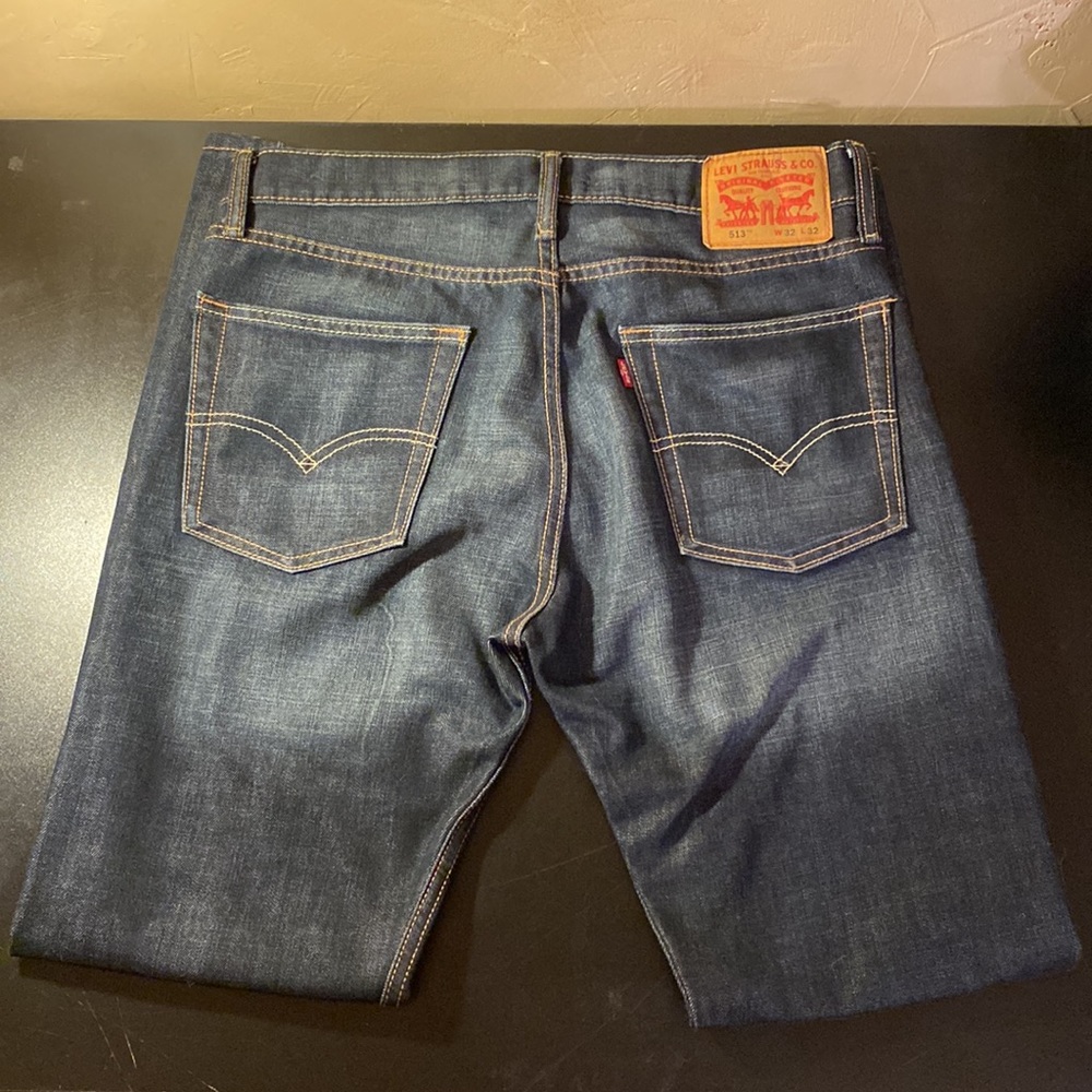 Men’s 513 Levi’s Slim Straight 32x32 - Picture 4 of 5